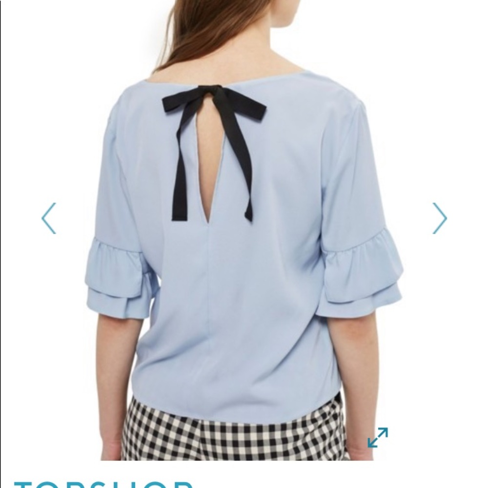 Topshop Tie Top